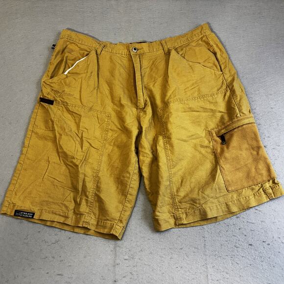 Vtg Phat Farm Caro Shorts Mens 38 Brown Twill Y2K Hip Hop Skater Outdoors Rapper - Picture 1 of 9